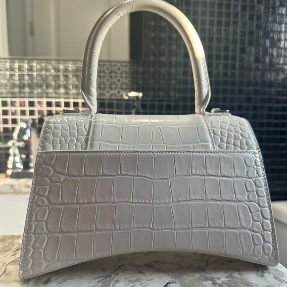 Authentic Balenciaga Small Crocodile Embossed - white - Picture 3 of 3